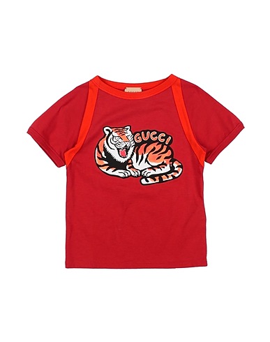 GUCCI T-shirt Mattone 100% Cotone