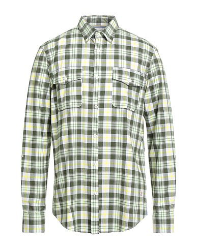 SCOTCH & SODA Checked shirt Military green 100% Cotton