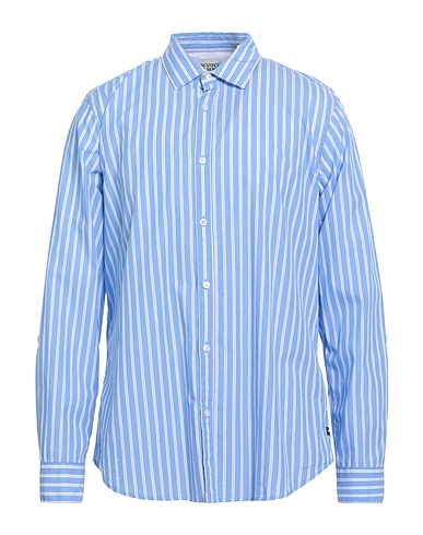 SCOTCH & SODA Camicia a righe Blu chiaro 100% Cotone