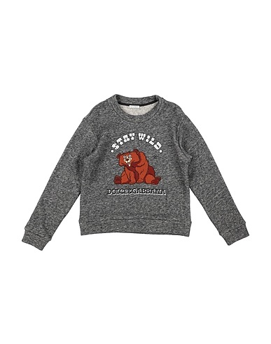 DOLCE&GABBANA Sweatshirt Black 80% Cotton, 15% Wool, 5% Polyamide, Polyester, Viscose