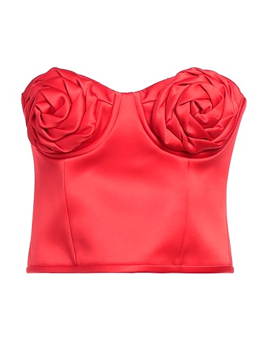 MARC JACOBS Top Rosso 100% Poliestere