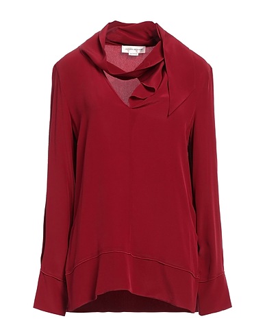 VICTORIA BECKHAM Silk top Burgundy 100% Silk