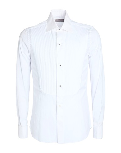 CANALI Camicia tinta unita Bianco 100% Cotone