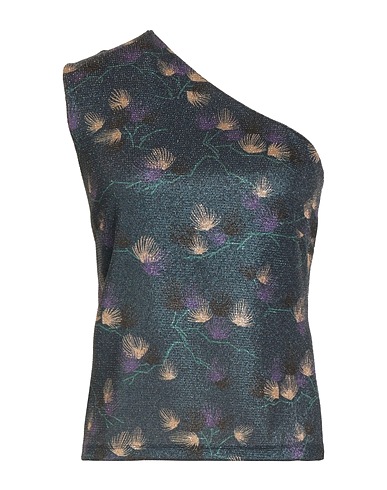 SIYU One-shoulder top 91% Polyamide, 5% Elastane, 4% Metallic fiber