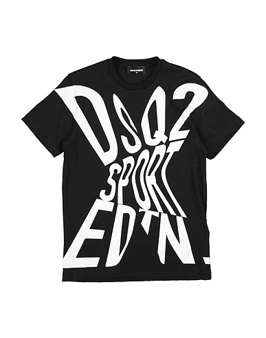 DSQUARED2 T-Shirt Schwarz 100% Baumwolle