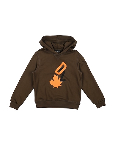 DSQUARED2 Sweatshirt Military green 100% Cotton