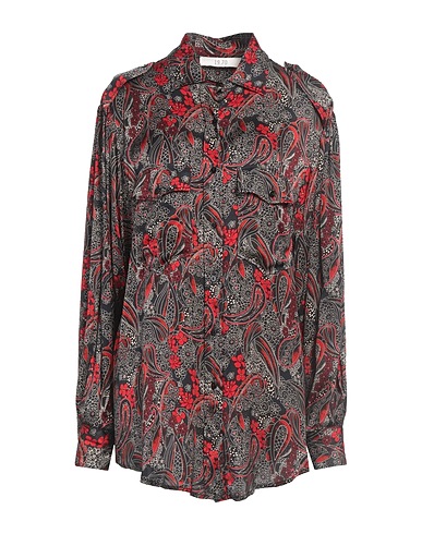 19.70 NINETEEN SEVENTY Floral shirts & blouses Red 100% Viscose