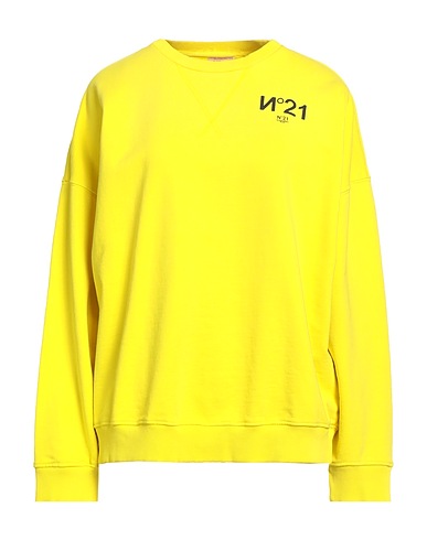 N°21 Felpa Giallo 100% Cotone