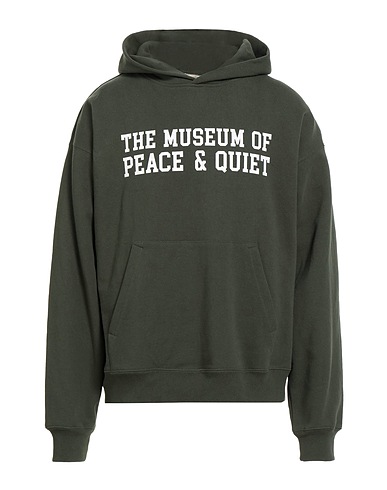 MUSEUM OF PEACE & QUIET Hoodie Militärgrün 100% Baumwolle
