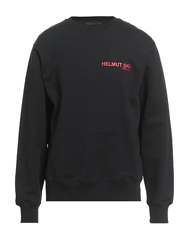 HELMUT LANG Sweatshirt Schwarz 100% Baumwolle, Elastan