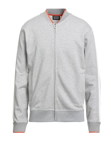 SCOTCH & SODA Sweatshirt Light grey 100% Cotton
