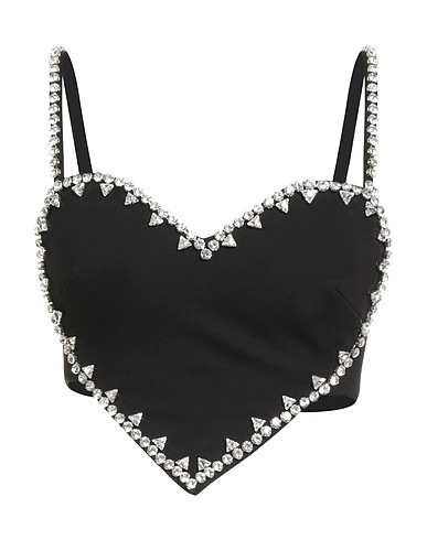 AREA Top Black 67% Rayon, 28% Nylon, 5% Elastane