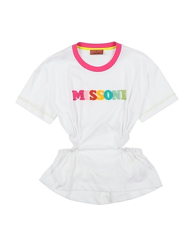 MISSONI KIDS T-shirt White 100% Cotton