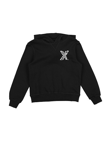 DSQUARED2 Sweatshirt Black 100% Cotton, Elastane