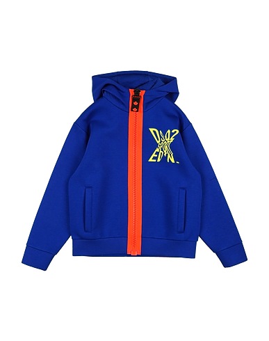 DSQUARED2 Hooded track jacket  96% Rayon, 4% Elastane