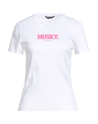 HUSKY T-shirt White 100% Cotton