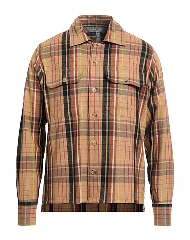 BALZÒ Milano Camicia a quadri Sabbia 62% Lana, 22% Cotone, 14% Poliammide, 2% Elastan