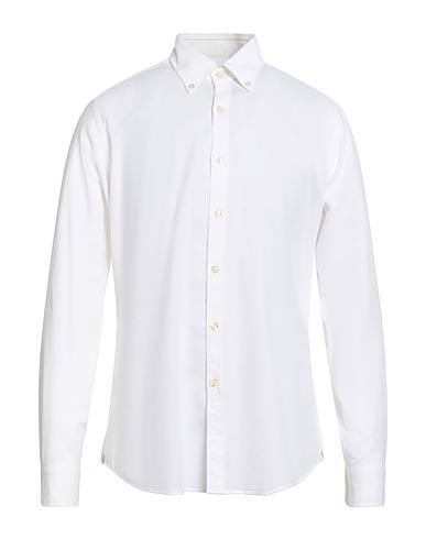 948 ARCHIVIO Solid colour shirt Ivory 100% Cotton