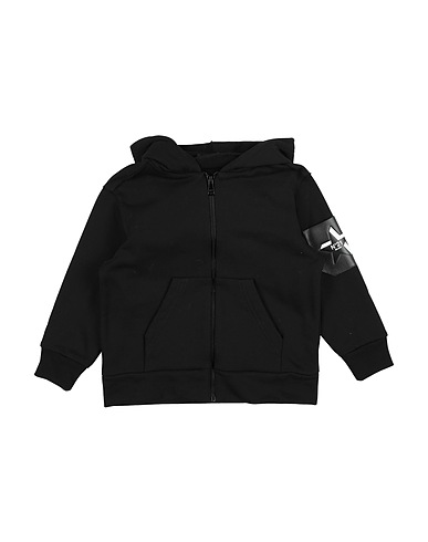 N°21 Sweatshirt Black 100% Cotton, Polyurethane