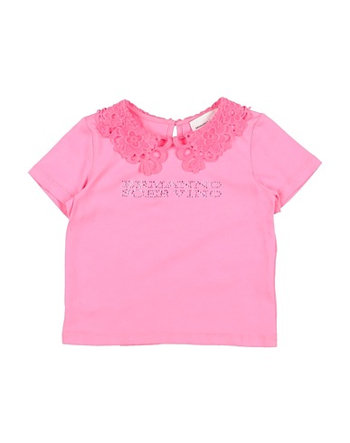 ERMANNO SCERVINO JUNIOR T-shirt Fuchsia 100% Cotton, Polyester
