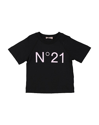 N°21 Ｔシャツ ブラック コットン 100%