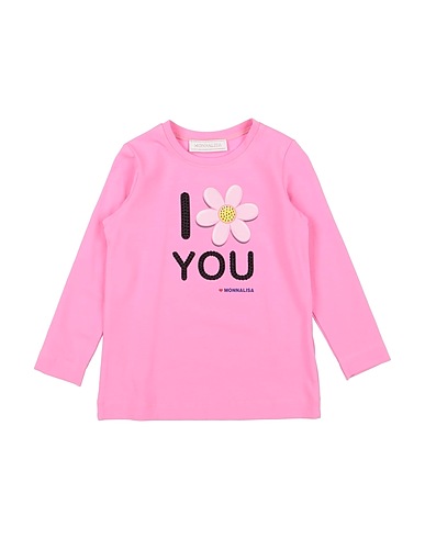 MONNALISA T-shirt Rosa 95% Cotone, 5% Elastan