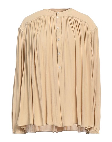 LEMAIRE Top Beige 100% Viscose, Cotton