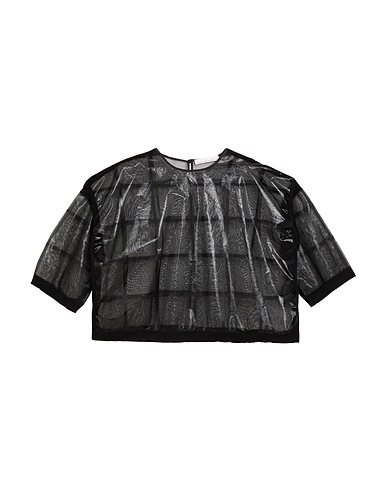 LIVIANA CONTI Top Schwarz 100% Schurwolle, Polyester