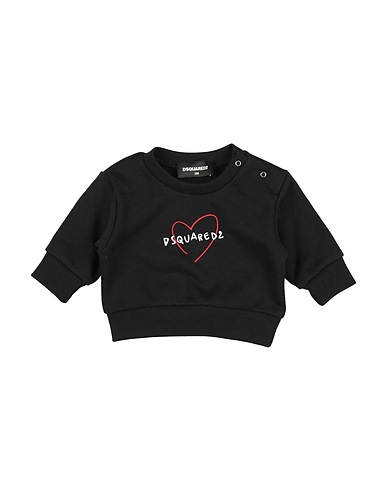 DSQUARED2 Felpa Nero 100% Cotone