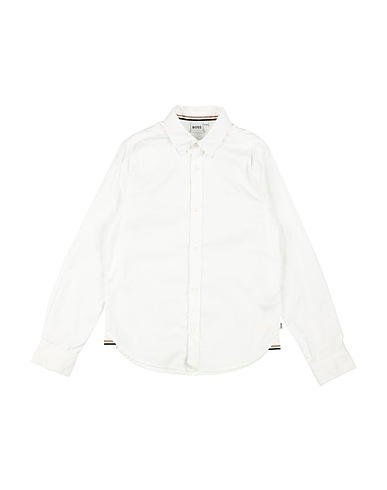 BOSS Solid colour shirt Black 100% Cotton