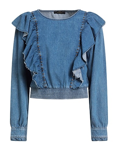 ACTITUDE by TWINSET Top Blue 100% Cotton
