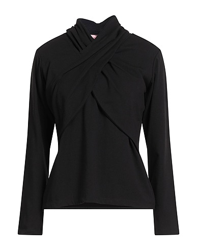 ROSÉ A POIS Top Black 92% Cotton, 8% Elastane