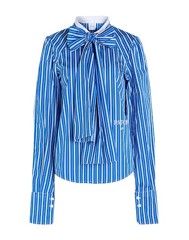 PATOU Striped shirt Blue 100% Cotton
