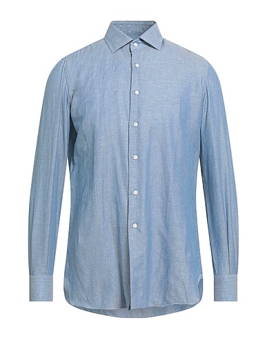 STILE LATINO Chemise de couleur unie 73% Coton, 27% Lin