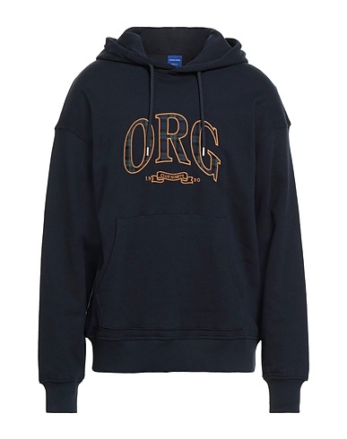 JACK & JONES Hooded track jacket  Midnight blue 100% Cotton