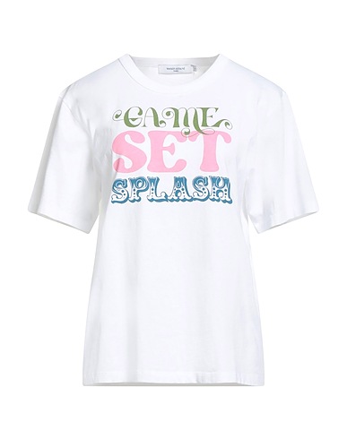MAISON KITSUNÉ T-Shirt Weiß 100% Baumwolle