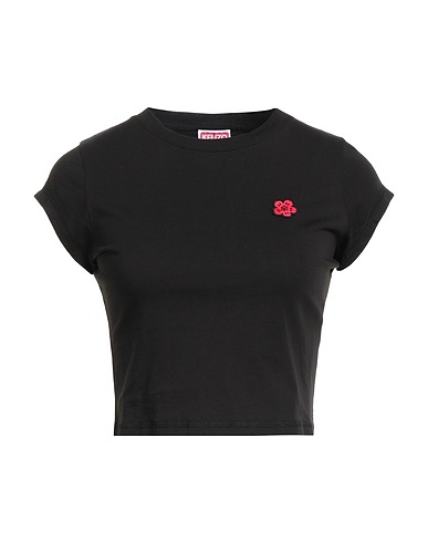 KENZO Crop top Black 100% Cotton
