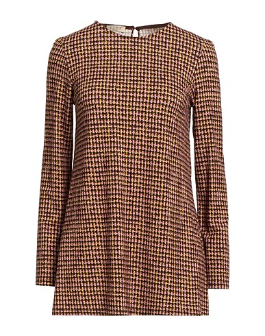 SIYU T-shirt Brown 95% Viscose, 5% Elastane