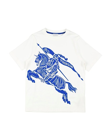 BURBERRY T-shirt Bianco 100% Cotone