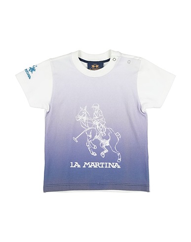 LA MARTINA T-shirt Lilac 95% Cotton, 5% Elastane