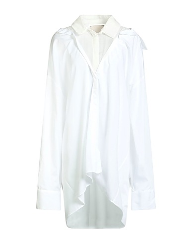 CALCATERRA Solid colour shirts & blouses 100% Cotton, Silk