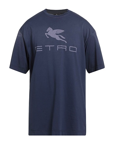 ETRO T-shirt Navy blue 100% Cotton