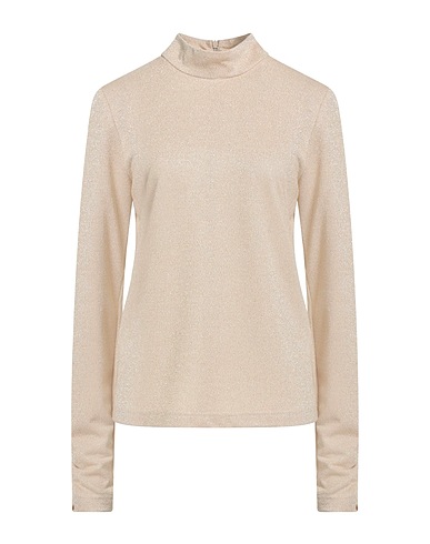 SHIRTAPORTER Top Beige 66% Viscose, 30% Polyester, 4% Elastane