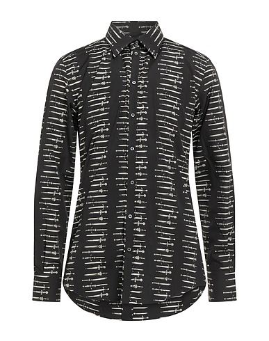 DOLCE&GABBANA Camicia fantasia Nero 100% Cotone
