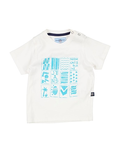 HARMONT & BLAINE T-shirt JEANS White 100% Cotton