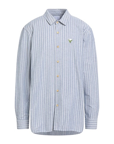 BTFL Camicia a righe Blu chiaro 100% Cotone