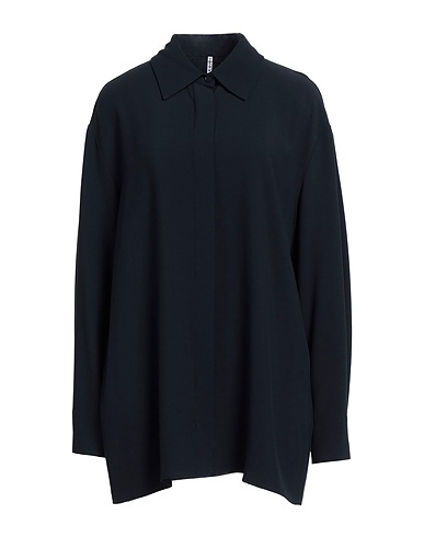 LIVIANA CONTI Solid colour shirts & blouses Midnight blue 53% Viscose, 47% Acetate