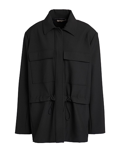 NINA RICCI Jacket Black 67% Polyester, 29% Viscose, 4% Elastane