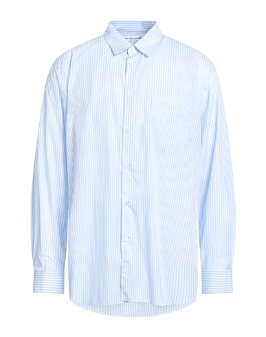 COMME des GARÇONS SHIRT Striped shirt Sky blue 100% Cotton
