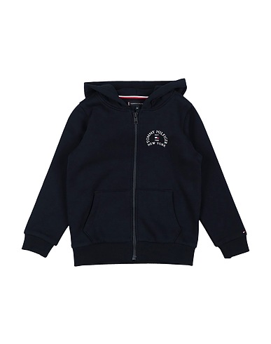 TOMMY HILFIGER Sweatshirt Navy blue 68% Cotton, 32% Polyester